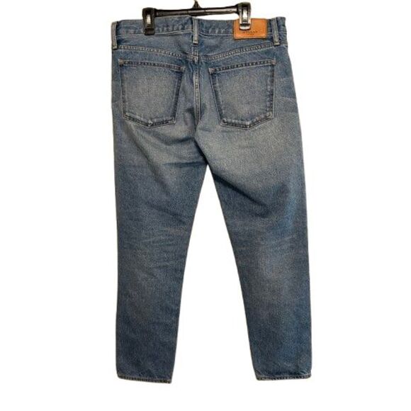 Moussy Vintage Jeans Womens 29 Blue Selvedge Button Fly Slim Leg Ankle Japan - Picture 2 of 10